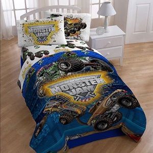 Monster Jam twin bedding set